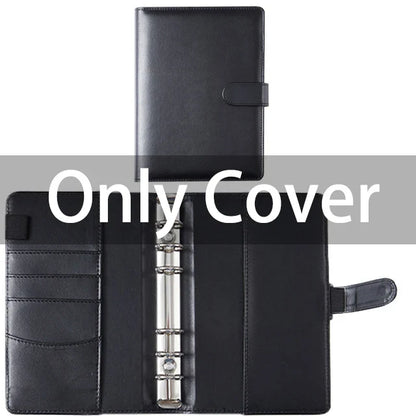 A6 PU Leather Budget Binder Set – Cash Envelopes System, Pockets, Money Organizer, Bill Saving Accessories