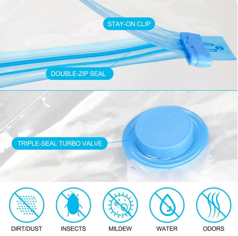 Mini Electric Vacuum Compression Pump – Portable Suction Sealer Machine for Clothes & Food Space Saver Organizer