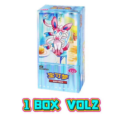 Original Pokemon TCG Gem Pack Vol.2 — Chinese Eevee Scarlet & Violet Trading Card Set, 1 Case 20 Boxes