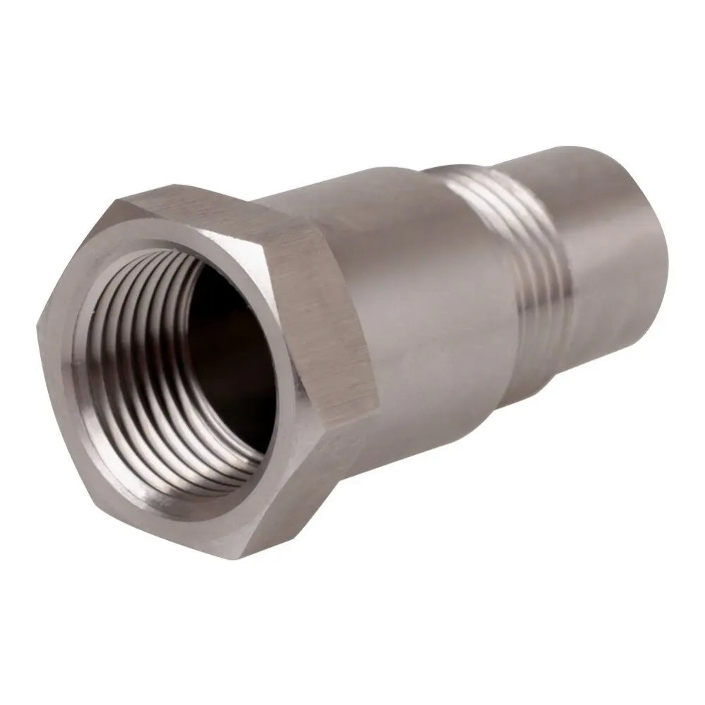 Universal M18*1.5 Oxygen O2 Sensor Extension Spacer - Stainless Steel Adapter for Auto Parts, Internal Thread Filter Connector