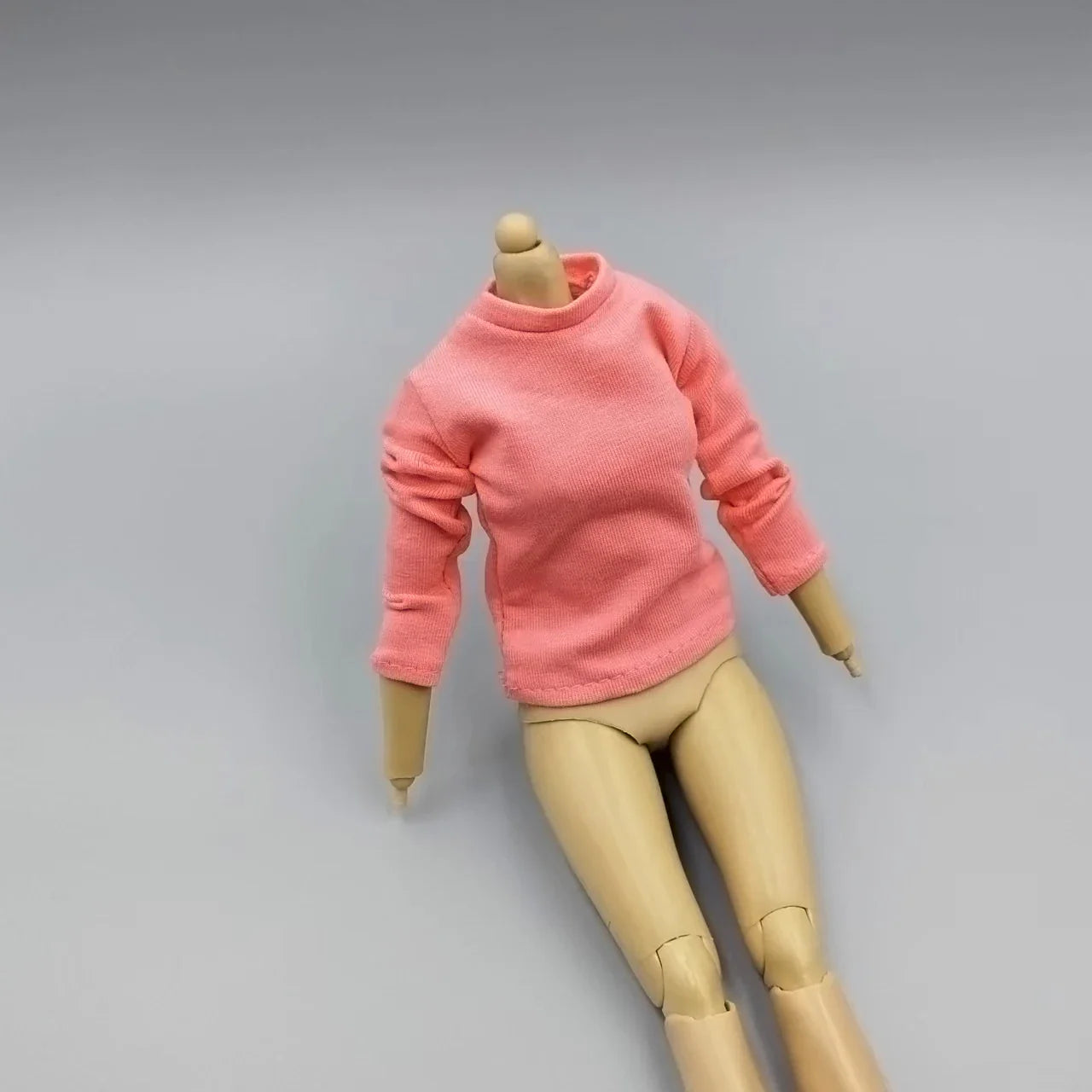 1/6 Scale Black T-Shirt for 12" (30cm) Action Figures — Male & Female DIY Model Accessories