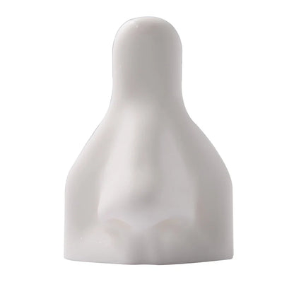 Soft Silicone Ear Nose Mouth Practice Model – Tattoo & Piercing Jewelry Display Stand with Acrylic Earring Holder Kit for Training & Showcase