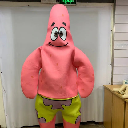 Patrick Star Costume - SpongeBob Cartoon Cosplay Jumpsuit for Halloween Carnival & Party Dress-Up
