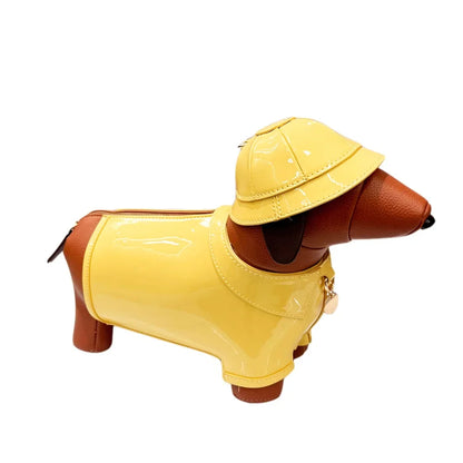 Designer Leather Dog-Shaped Crossbody Shoulder Bag – Cute Evening Party Purse for Women