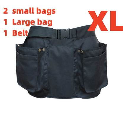 Multifunctional Outdoor Hiking Waist Pack – Large Capacity Canvas Multi-Pocket Mountaineering Apron Bag for Travel & Camping