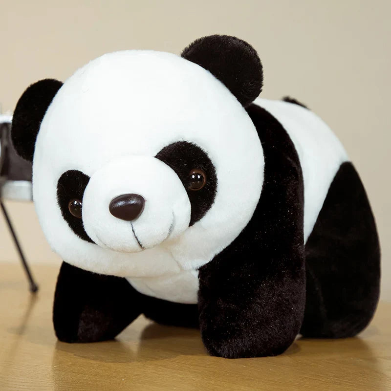 20cm Bamboo Panda Plush Toy - Cute Kawaii Stuffed Animal Doll for Kids & Christmas Gifts