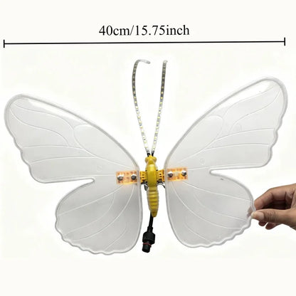 Giant LED Butterfly Decoration - Moving Simulated Insect Light for Outdoor Parties & Holidays