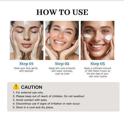 345 Relief Cream — Anti-Aging, Brightening & Acne Scar Repair Skincare