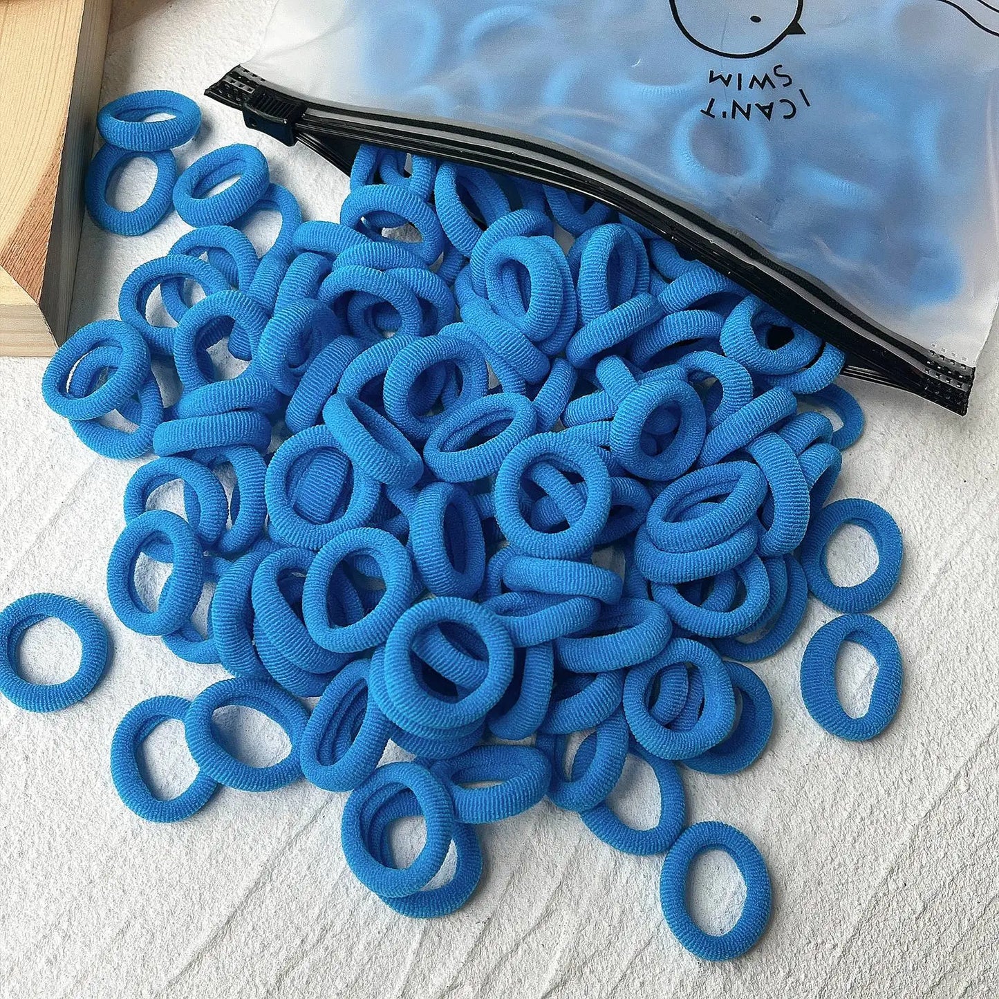 20/50PCS Kids Elastic Hair Bands – Girls Sweets Scrunchie Rubber Bands for Children Hair Ties & Headbands