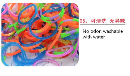 Creative Rainbow Loom Bands Set – Colorful DIY Rubber Bracelet Making Kit for Girls’ Crafts & Birthday Gifts