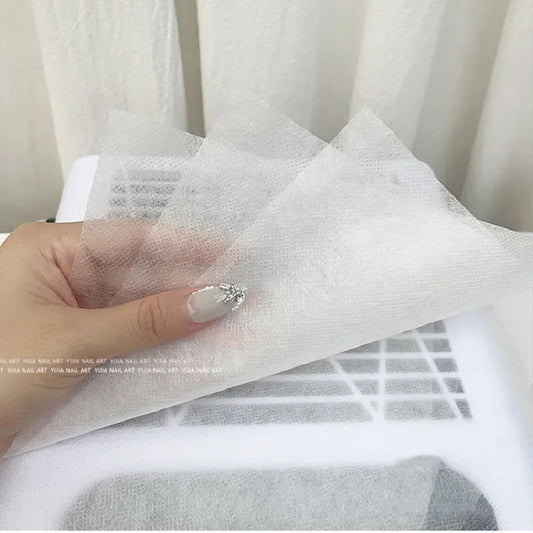 Nail Vacuum Filter Paper - Ultra-Thin Non-Woven Cotton Dust Collector Filters for Nail Dust Cleaners
