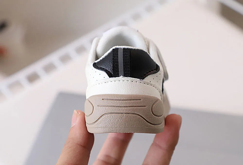 2025 Toddler Shoes — PU Leather Soft-Sole Sneakers for Baby Boys & Girls, Ergonomic First-Step Sport Shoes