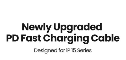 PD 60W USB-C to USB-C Fast Charging Cable – 2M Power Delivery Cord for iPhone 6-16 Series, iPad & USB-A Devices