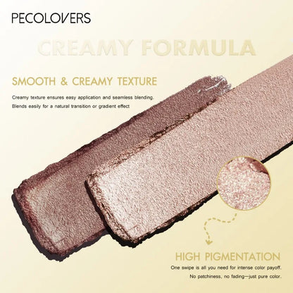 Double Color Eyeshadow Stick – Waterproof Long-Lasting Glitter & Metallic Shimmer Highlight Eye Makeup Pen