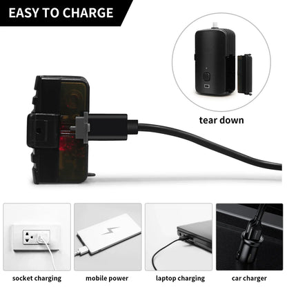 2023 Portable Electric Camping Shower – 4400mAh USB Rechargeable, 2 Flow Modes with Battery Display, 8.2ft Hose