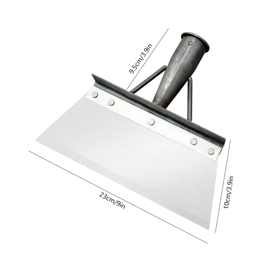 30cm Stainless Steel Weed Removal Shovel – Multifunctional Garden & Farm Tool for Weeding, Planting & Deicing Work
