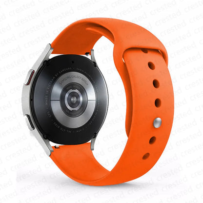 20mm/22mm Silicone Watch Strap – Compatible with Samsung Galaxy Watch 7/6/4 Classic, 5 Pro, 3, Active 2, Gear S3 & Huawei GT 2e/3/4 Bands