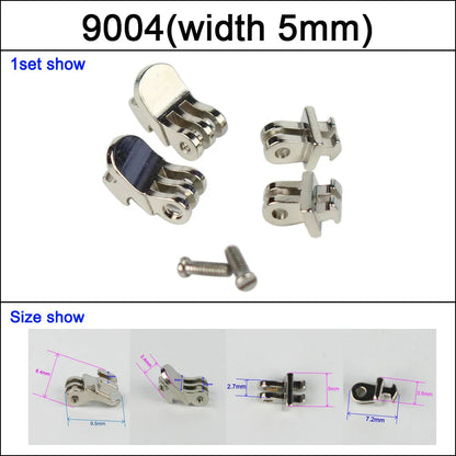 10 Sets Eyeglasses Hinge Replacement - Plastic Frames, Acetate Sunglasses, Wooden Glasses Repair Parts & Accessories