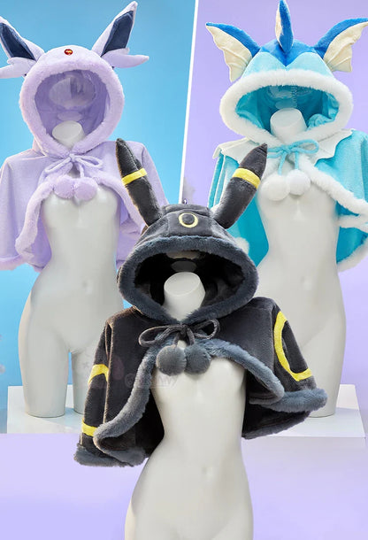 Anime Vaporeon Umbreon Sylveon Cosplay Costume - Sexy Cloak Dress Outfit for Women, Halloween & Christmas