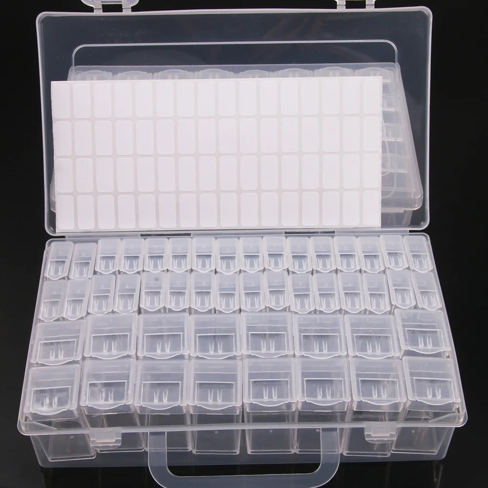 5D DIY Diamond Painting Storage Box – Drill & Embroidery Accessories Organizer Case