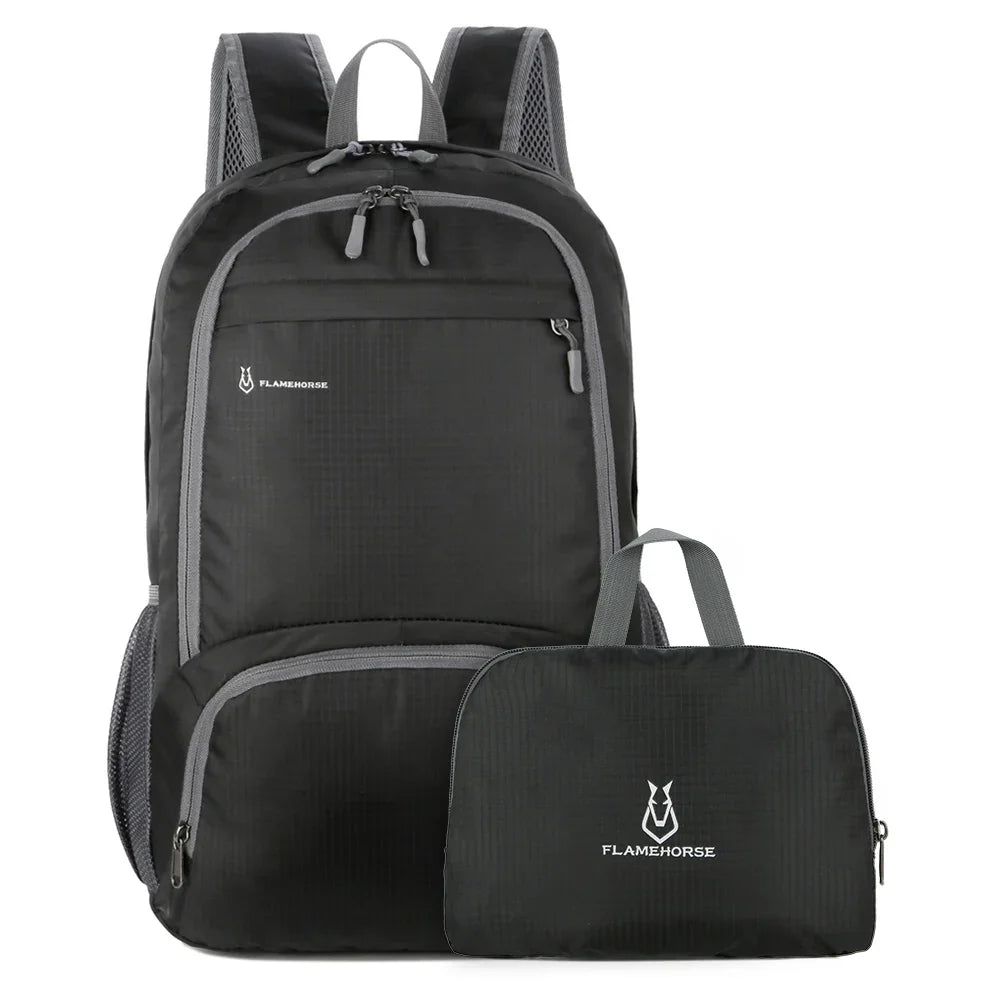 Lightweight Foldable Backpack - Waterproof Packable Daypack for Men & Women, Outdoor Travel, Hiking, Cycling & Camping Shoulder Bag