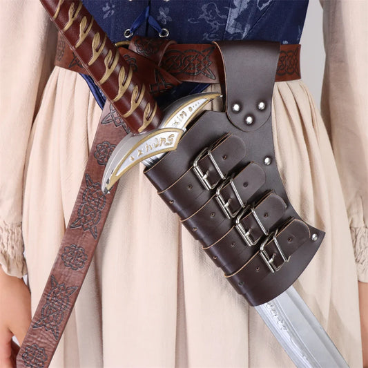 Medieval Sword Sheath – Retro Cutlass & Dagger Scabbard for Cosplay, Pirate, and Stage Party