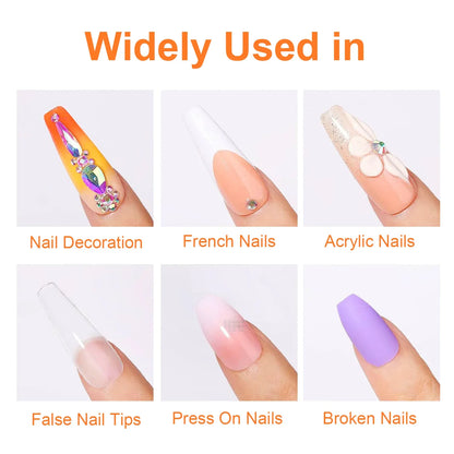 5pcs/2pcs Super Strong Nail Glue – 7g for False Nails, Acrylic, Press-On & Nail Art Decoration, Lasting Adhesion