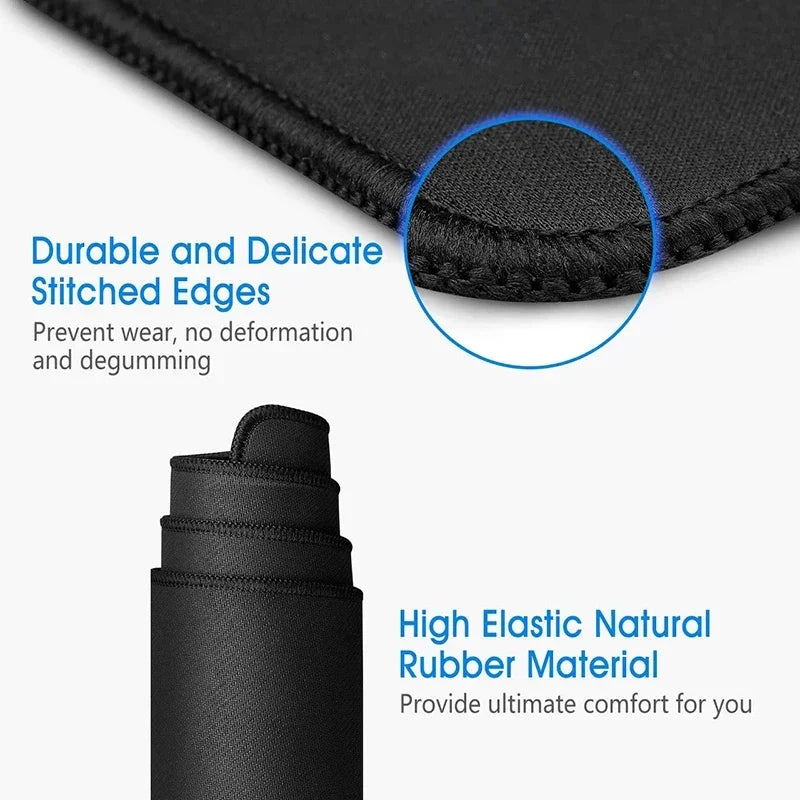 Gray Texture XXL Gaming Mouse Pad – Large 90x40cm Rubber Anti-Slip Desk Mat for Computer Office and Gaming