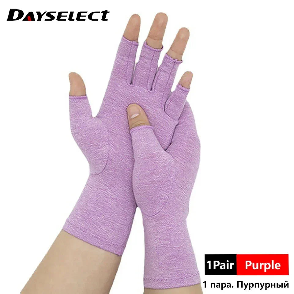 Compression Arthritis Gloves with Wrist Support – Joint Pain Relief Hand Brace for Men & Women, Therapy Wristband