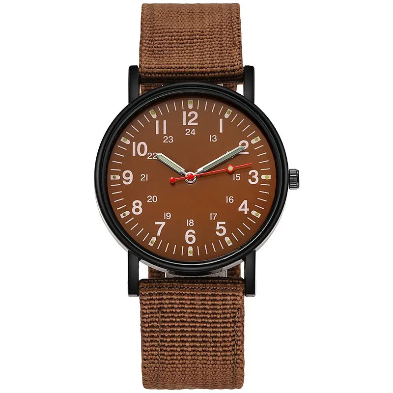 Luxury Men’s Quartz Watch - Waterproof Big Dial Wristwatch with Luminous Hands Fashion Design
