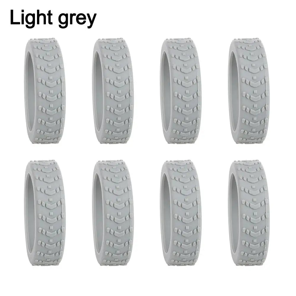 8pcs Travel Luggage Wheel Covers | Silicone Casters Protection for Suitcase, Noise-Reducing