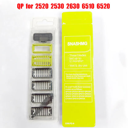 7/8 Guide Comb Guards for Philips OneBlade – Compatible with QP2520, QP2530, QP2620, QP2630, QP6510, QP6520, QP6620, Beard Trimmer & Face Hair Clippers