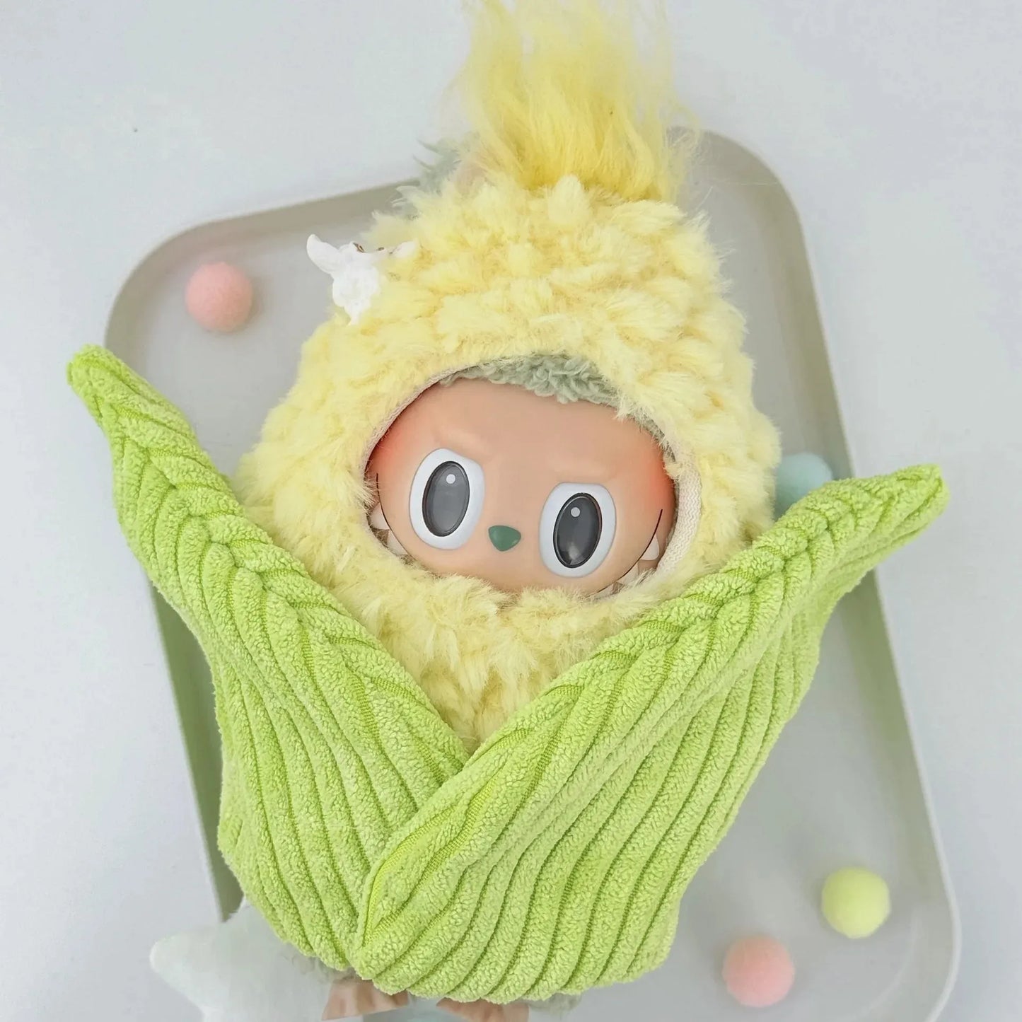 17CM Labubu Cute Milk Doll Clothes – Handmade Outfit Accessories for V1 & V3 Dolls