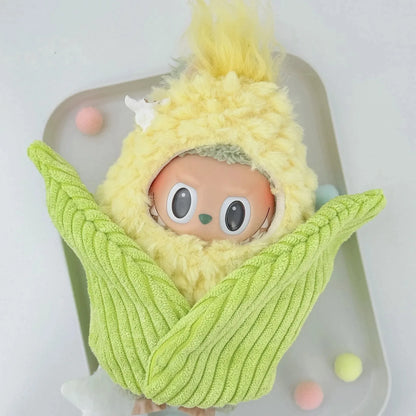 17CM Labubu Cute Milk Doll Clothes – Handmade Outfit Accessories for V1 & V3 Dolls