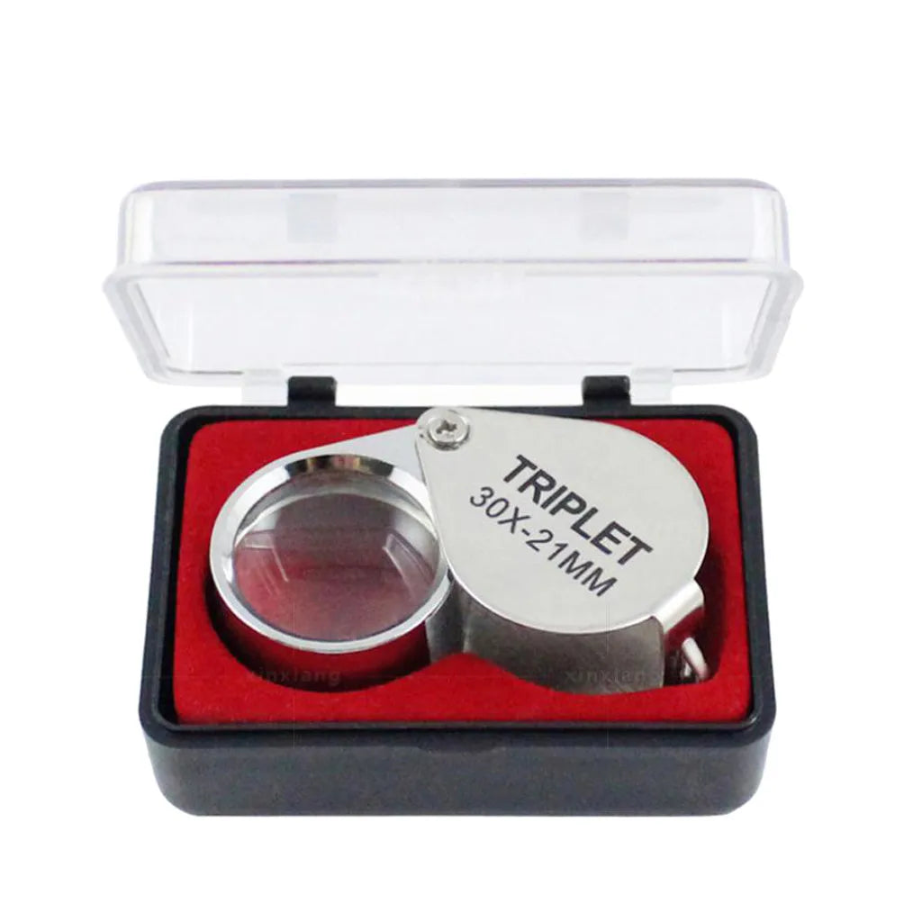 Pocket Jewelry Loupe – Diamond Eye Magnifying Glass for Coins, Gems, Stamps & Watches
