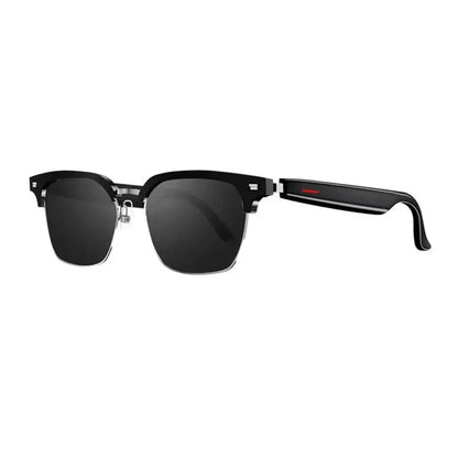 2-in-1 Smart Glasses Headset – Bluetooth Audio, AI Voice, Noise Reduction, Waterproof Eyewear with Music & Calls