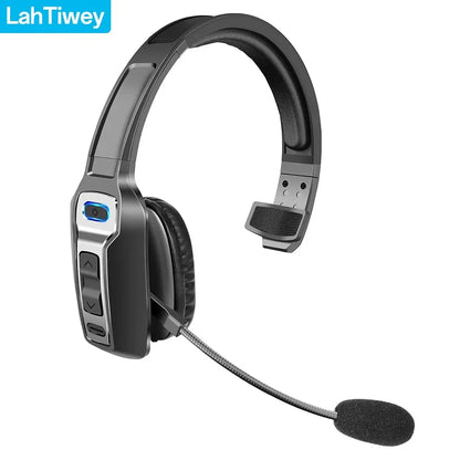 Premium Trucker Bluetooth Headset – Wireless Noise-Canceling Mono Headset with Mic, 30-Hour Talk Time