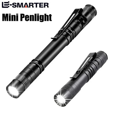 Mini Portable LED Pen Light – Ultra Bright Pocket Handheld Flashlight High Lumens Torch for Camping, Outdoor & Emergency Use