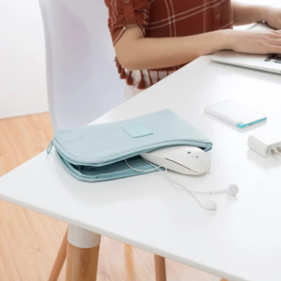 Portable Data Cable Storage Bag: Travel Earphone Wire Organizer Case - Multi-Function Headset Bag for Cables