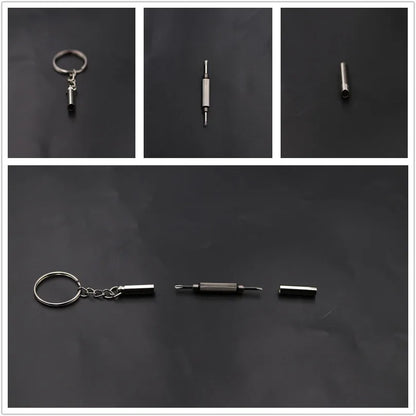 Eyeglasses Repair Kit with Screwdriver, Screws & Nose Pads – Complete Optical Repair Tool Set for Glasses & Sunglasses