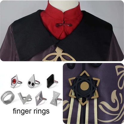 Hu Tao Cosplay Costume for Women — Anime Halloween Outfit, Adult Hu Tao Dress & Accessories