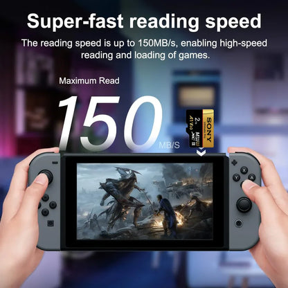 SONY High-Speed TF/SD Memory Card — 2TB/1TB/512GB/256GB Large Capacity for Phone, Camera & Dash Cam