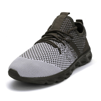 Men's Light Running Shoes – Comfortable, Breathable, Anti-Skid & Wear-Resistant Sneakers for Jogging & Sports
