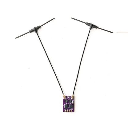 ELRS 2.4G Dual Antenna Diversity Receiver – Built-in TCXO RX for FPV Freestyle & Long Range RC Racing Drones