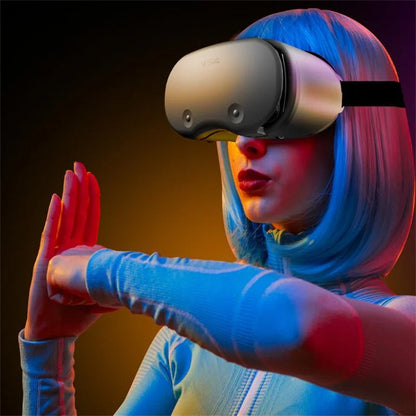 VRGpro X7 3D VR Headset – Virtual Reality Glasses Box for iOS & Android 5-7" Phones with Wireless Controller