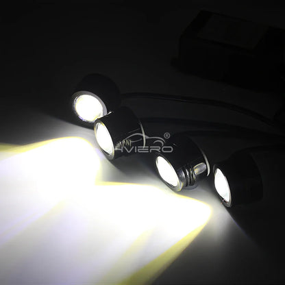 4 in 1 City Light Car LED Kit - Wireless Remote Control DRL, Eagle Eye Flash, 16 Modes for Trucks and Motorcycles