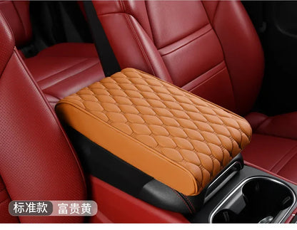 Car Armrest Box Expander Cushion – 5cm Thick Luxury 3D Memory Foam Center Console Protection Pad
