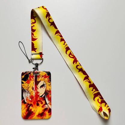 Cartoon Anime Lanyard – Key, Card & Badge Holder Neck Strap, DIY Keychain Hang Rope