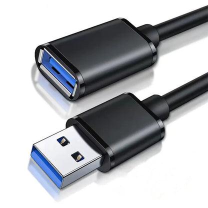USB 3.0/2.0 Extension Cable – Male to Female High-Speed Extender for Laptop and PC