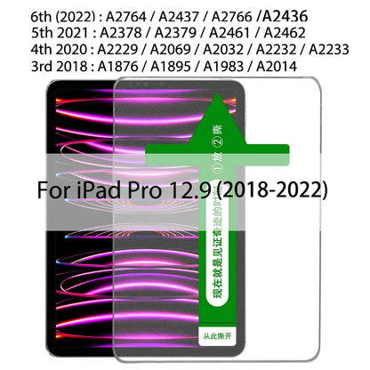 Auto Alignment Tempered Glass Screen Protector for iPad Pro & Mini – For iPad 11", 12.9", 10.9", Air 1-5, Mini 4-6